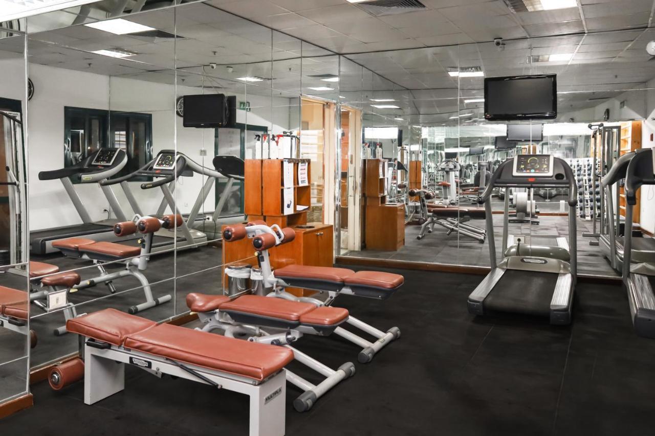 ホテル Sharm Dreams Vacation Club - Aqua Park エクステリア 写真 A gym in a hotel