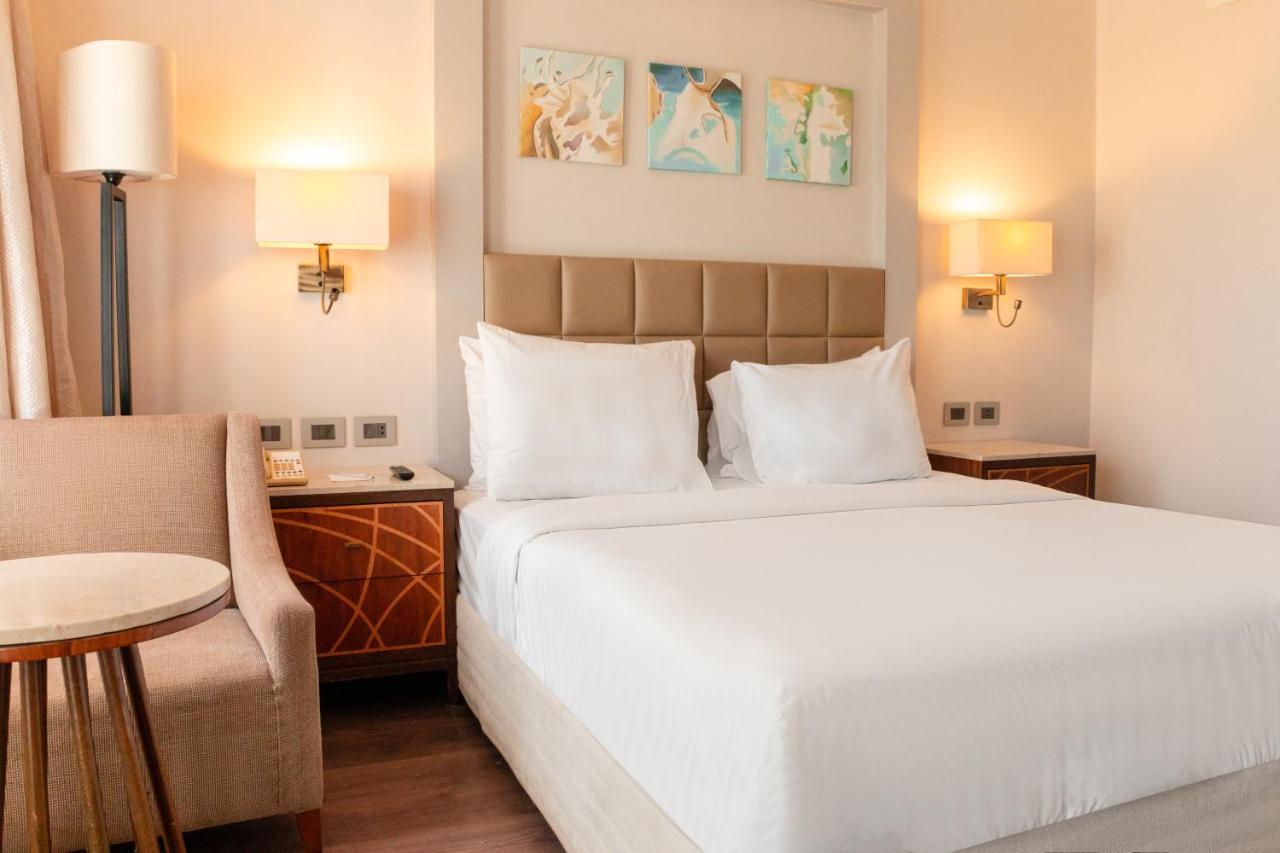 ホテル Sharm Dreams Vacation Club - Aqua Park エクステリア 写真 A bedroom at the hotel